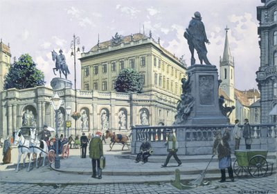 Die Albertina, Wien von Richard Pokorny